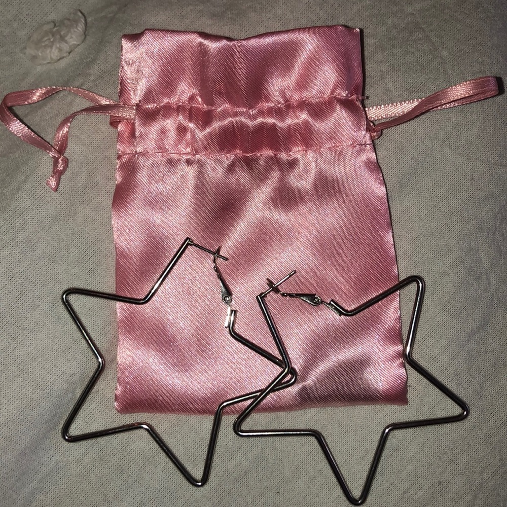 Star Hoop Earrings!